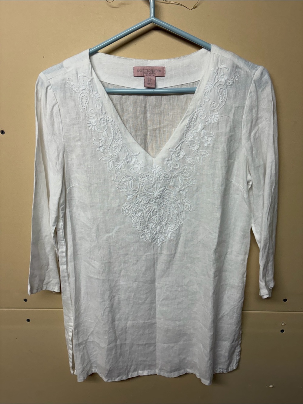 2/$20❤️- COVER UP | Women’s Saint Tropez West linen cover up size small